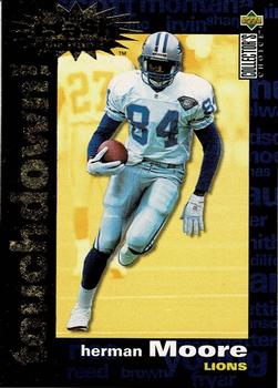 1995 Collector's Choice - You Crash the Game Gold Touchdown! Exchange #C30 Herman Moore Front