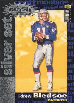 1995 Collector's Choice - You Crash the Game Silver Set Exchange #C9 Drew Bledsoe Front