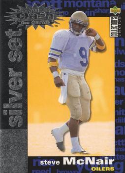 1995 Collector's Choice - You Crash the Game Silver Set Exchange #C10 Steve McNair Front