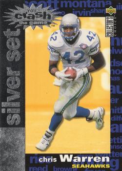 1995 Collector's Choice - You Crash the Game Silver Set Exchange #C11 Chris Warren Front