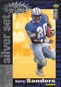 1995 Collector's Choice - You Crash the Game Silver Set Exchange #C14 Barry Sanders Front
