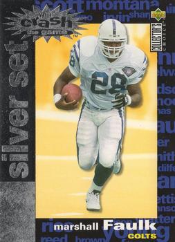 1995 Collector's Choice - You Crash the Game Silver Set Exchange #C19 Marshall Faulk Front
