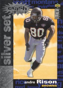 1995 Collector's Choice - You Crash the Game Silver Set Exchange #C25 Andre Rison Front