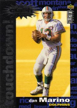 1995 Collector's Choice - You Crash the Game Silver Touchdown! Exchange #C1 Dan Marino Front