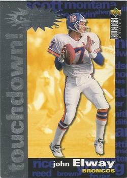 1995 Collector's Choice - You Crash the Game Silver Touchdown! Exchange #C2 John Elway Front