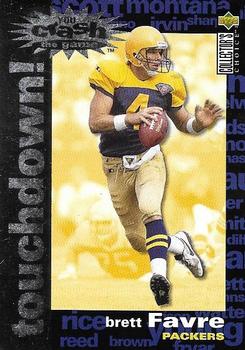 1995 Collector's Choice - You Crash the Game Silver Touchdown! Exchange #C6 Brett Favre Front