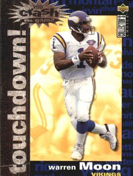 1995 Collector's Choice - You Crash the Game Silver Touchdown! Exchange #C8 Warren Moon Front