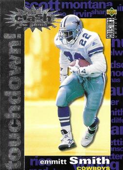 1995 Collector's Choice - You Crash the Game Silver Touchdown! Exchange #C15 Emmitt Smith Front