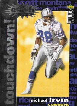 1995 Collector's Choice - You Crash the Game Silver Touchdown! Exchange #C27 Michael Irvin Front