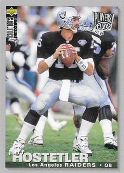 1995 Collector's Choice - Player's Club #118 Jeff Hostetler Front
