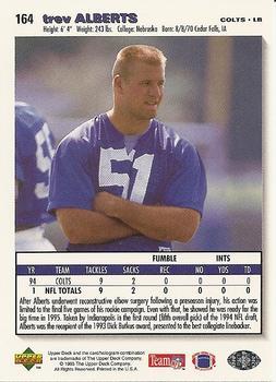 1995 Collector's Choice - Player's Club #164 Trev Alberts Back