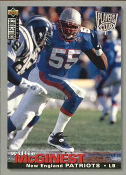 1995 Collector's Choice - Player's Club #222 Willie McGinest Front