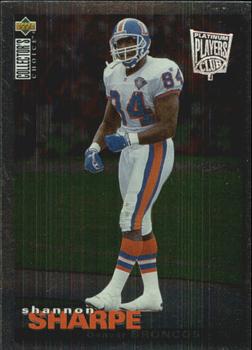 1995 Collector's Choice - Platinum Player's Club #116 Shannon Sharpe Front