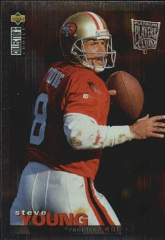 1995 Collector's Choice - Platinum Player's Club #162 Steve Young Front