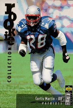 1995 Collector's Choice Update - Gold #U38 Curtis Martin Front