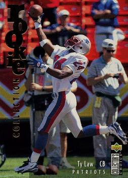 1995 Collector's Choice Update - Gold #U40 Ty Law Front