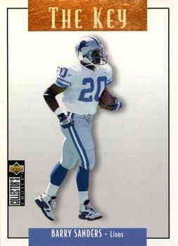 1995 Collector's Choice Update - Gold #U62 Barry Sanders Front