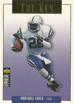 1995 Collector's Choice Update - Gold #U63 Marshall Faulk Front