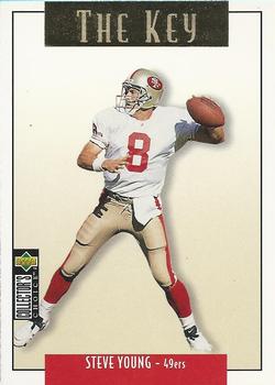 1995 Collector's Choice Update - Gold #U65 Steve Young Front
