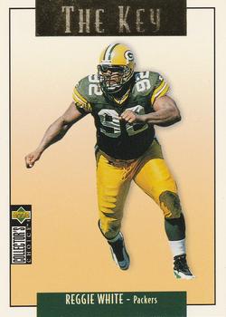 1995 Collector's Choice Update - Gold #U77 Reggie White Front