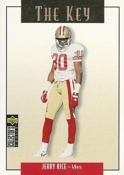 1995 Collector's Choice Update - Gold #U84 Jerry Rice Front