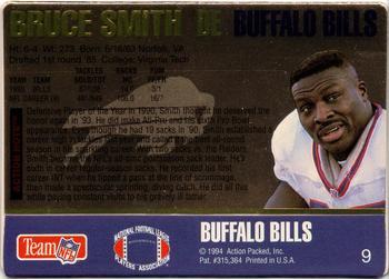 1994 Action Packed #9 Bruce Smith Back