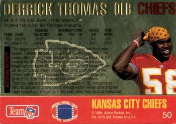 1994 Action Packed #50 Derrick Thomas Back