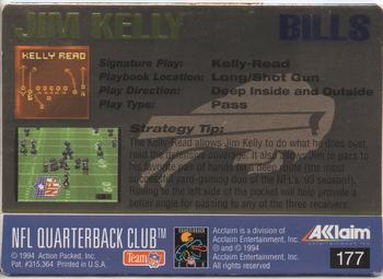 1994 Action Packed #177 Jim Kelly Back