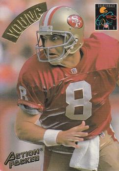 1994 Action Packed #184 Steve Young Front