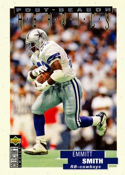 1995 Collector's Choice Update - Post-Season Heroics Gold #17 Emmitt Smith Front