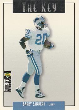 1995 Collector's Choice Update - Silver #U62 Barry Sanders Front