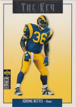 1995 Collector's Choice Update - Silver #U76 Jerome Bettis Front