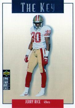 1995 Collector's Choice Update - Silver #U84 Jerry Rice Front