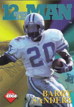 1995 Collector's Edge - 12th Man Exchange #11 Barry Sanders Front