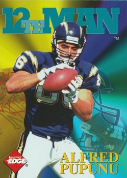 1995 Collector's Edge - 12th Man Exchange #21 Alfred Pupunu Front