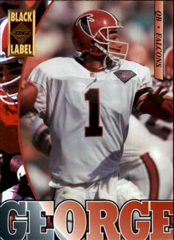 1995 Collector's Edge - Black Label #8 Jeff George Front