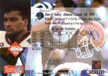 1995 Collector's Edge - Black Label #14 Darryl Talley Back