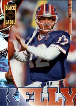 1995 Collector's Edge - Black Label #19 Jim Kelly Front