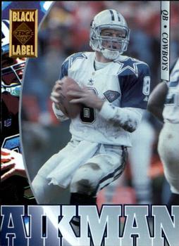 1995 Collector's Edge - Black Label #50 Troy Aikman Front
