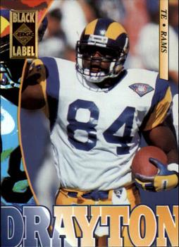 1995 Collector's Edge - Black Label #108 Troy Drayton Front