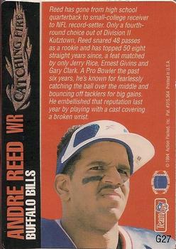 1994 Action Packed - 24K Gold #G27 Andre Reed Back