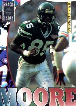 1995 Collector's Edge - Black Label Silver Die Cuts #6 Rob Moore Front