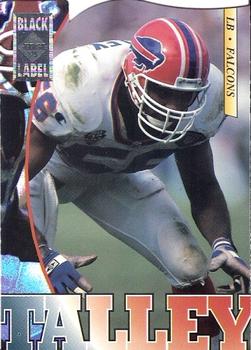 1995 Collector's Edge - Black Label Silver Die Cuts #14 Darryl Talley Front