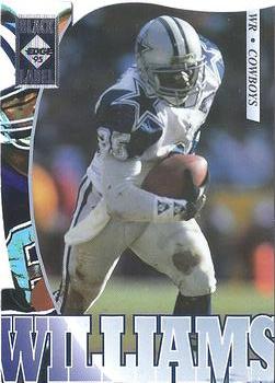 1995 Collector's Edge - Black Label Silver Die Cuts #57 Kevin Williams WR Front