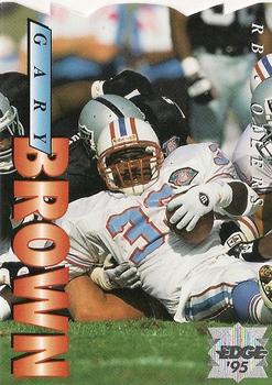 1995 Collector's Edge - Die Cuts #76 Gary Brown Front