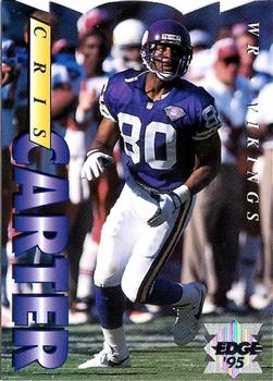 1995 Collector's Edge - Die Cuts #122 Cris Carter Front