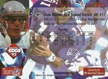 1995 Collector's Edge - Die Cuts #129 Drew Bledsoe Back