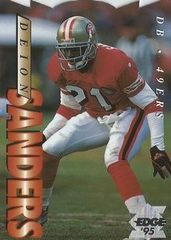 1995 Collector's Edge - Die Cuts #178 Deion Sanders Front