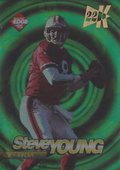 1995 Collector's Edge - EdgeTech 22K Gold #2 Steve Young Front