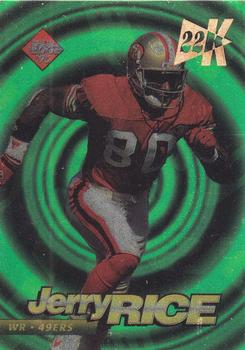 1995 Collector's Edge - EdgeTech 22K Gold #22 Jerry Rice Front